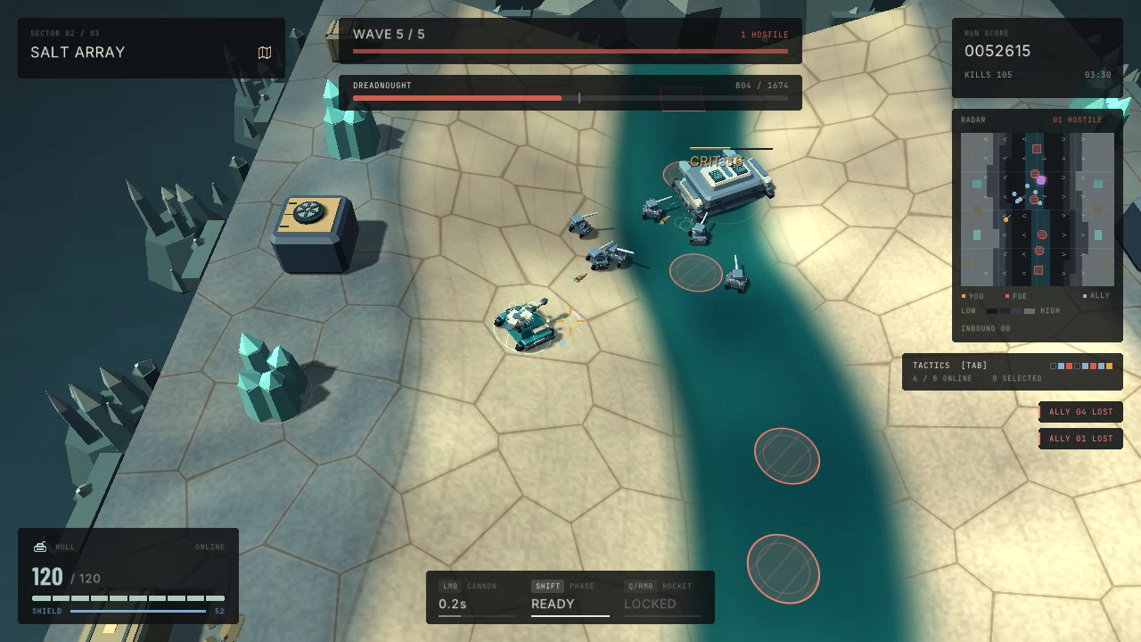 Salt Array crossfire